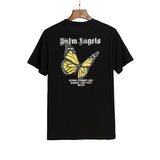 Palm Angle T Shirts Butterfly Printed Shirt Wide