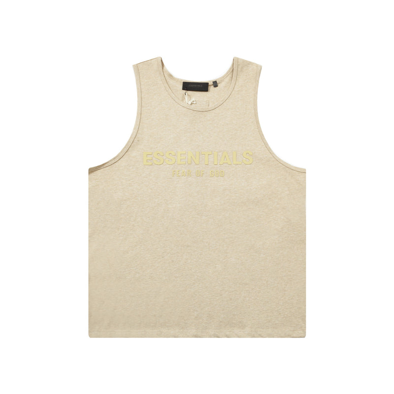 Fog Essentials tank spring summer FOG letter crew neck vest