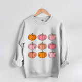 Fall Halloween Sweatshirt Pumpkin Cotton