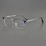 CHH Chrome Hearts Glasses Ultra Light Pure Titanium Half Frame