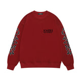 Amiri Sweatshirt Printed Trendy Pure Cotton