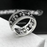 Chrome Heart Ring Cross Anchor