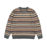 Kapital Sweater Vintage Jacquard Knitwear Ethnic Style Pullover Sweater