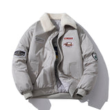 Mens Vintage Jackets Harajuku ins Loose Padded Jacket Padded Jacket