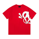 Synaworld T Shirts central cee Short Sleeve Classic Letter Print Loose Casual T-Shirt