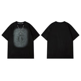 Men T-shirt Border Collie Printed T-shirt Loose Casual