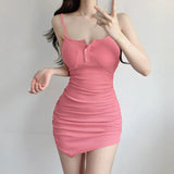 Women Vest Suspenders Sexy Minimalist Dress