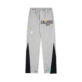 Gallery Dept Sweatpants Hand-painted splashed ink alphabet casual trousers
