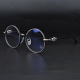 CHH Chrome Hearts Glasses carved high-end spectacle frame round literary spectacle frame