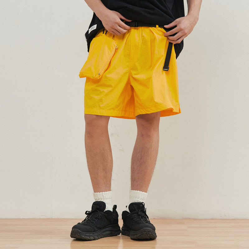 Men Shorts Assembly Belt Loose Thin Sports