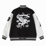 Amiri Jacket Spring and Autumn AMI Pattern Baseball Jacket Jacket Men's and Women's