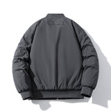 Men Vintage Jackets Loose Trend Baseball Suit Zip Padded Flight Suit