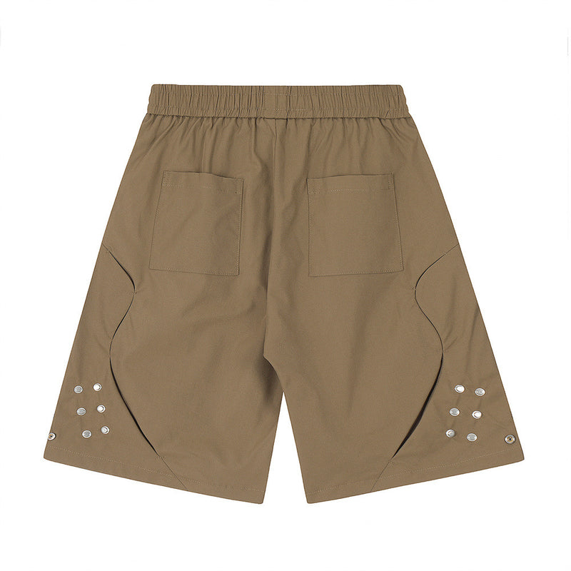 Men Shorts Workwear Shorts Summer Loose Stitching