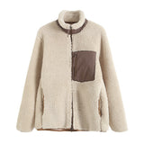 Women Cotton Coat Windproof Polar Fleece Thermal Coat