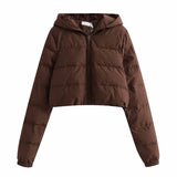 Women Cotton Coat Simple down Jacket