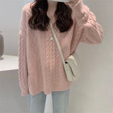 Women Pullover Sweater Loose and Warm Knitwear