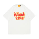 Men T-Shirt Sunset Printing Vintage