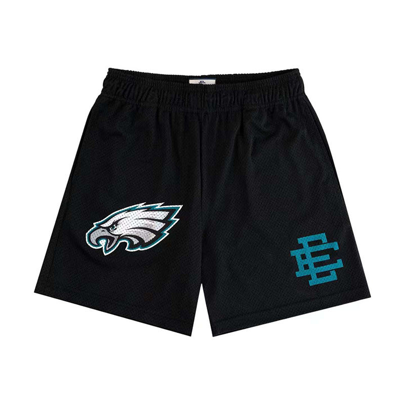 Eric Emanuel EE Shorts NCAA League Mesh Shorts Cycling Fitness Outdoor Beach Swim Trunks Quick Drying