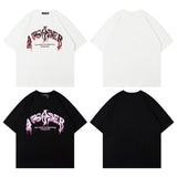 Men T-Shirt Racing Printing Vibe Loose
