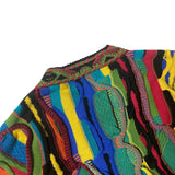 Kapital Sweater Pingtian Hehong Style Japanese Loose Pop Contrast Color Knitted Retro Crew Neck Sweater