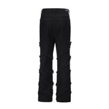 Men Jeans Punk Stitching Trendy