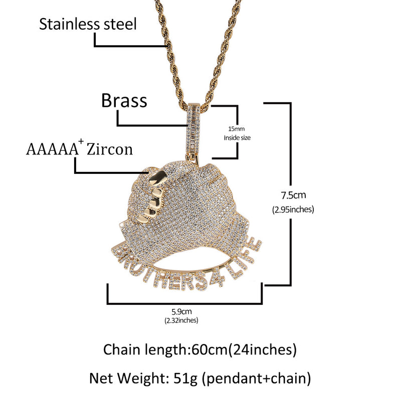 Jewelry Gold Diamond Letter Pendant Necklace Vintage Alphabet Pieces Royalty Spectrum