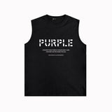 Purple Brand Tank T Shirts Sleeveless T-shirt Vest