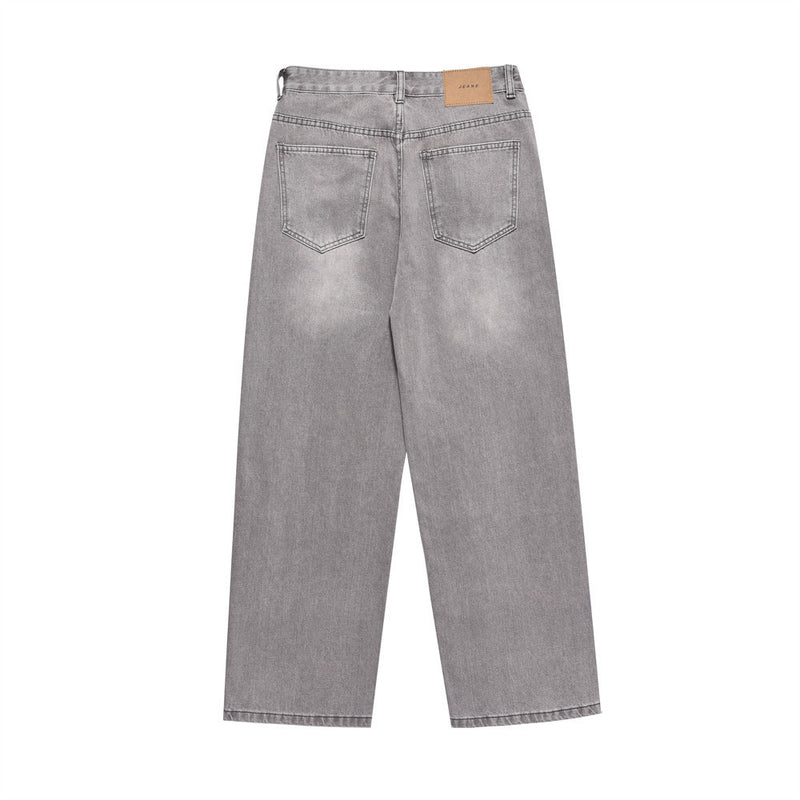 Men Jeans Old Hip Hop Loose Leisure All-Matching
