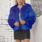 Women Fur Jacket Fashion Plush Coat