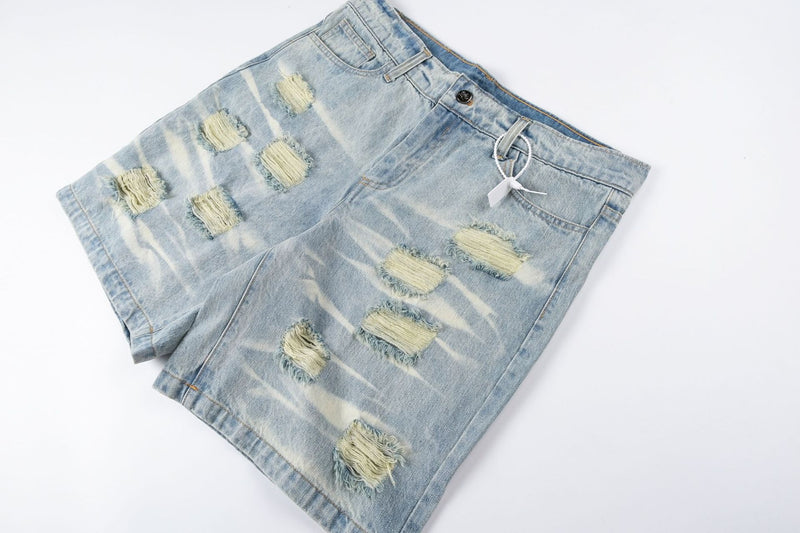HS Shorts Ripped Denim Sounds like Heaven Casual Pants