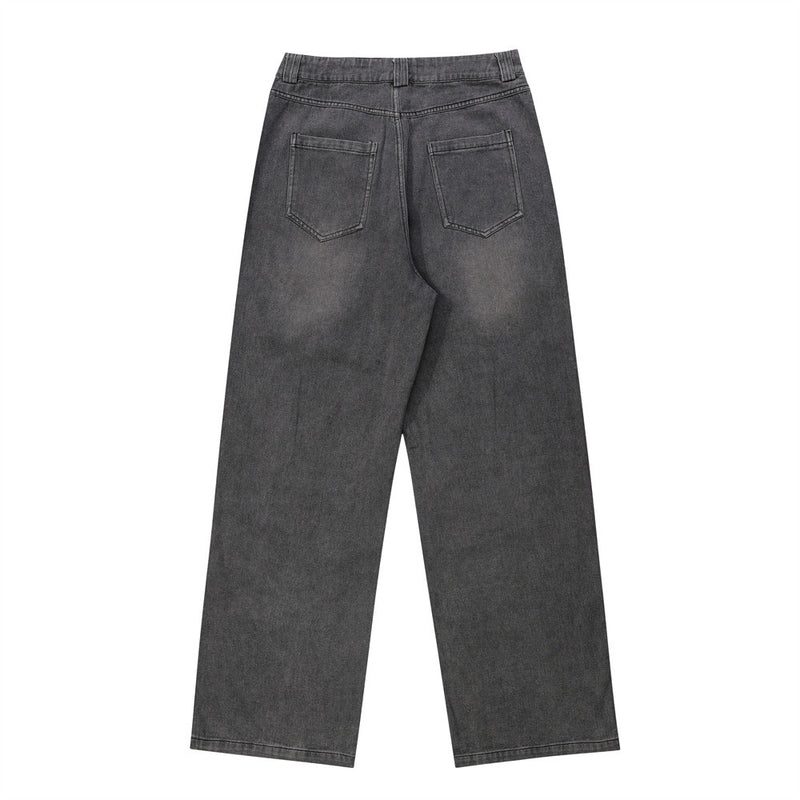 Men Jeans Make Old Ripped Punk Loose