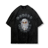 Men T-Shirt Retro Cute Kitten Print Loose