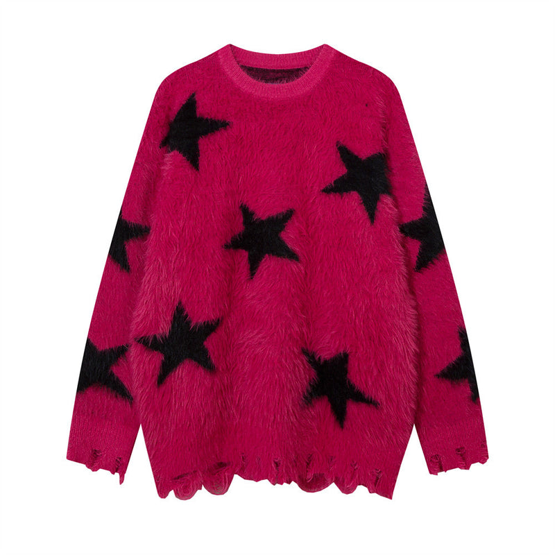 Men Sweater Idle Style Velvet Padded Sweater