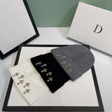 Chh Chrome Heart Beanie Knitted Hat Autumn Winter