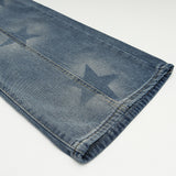 Men Jeans Star Stitching Loose