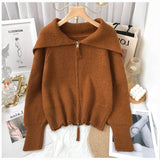 Women Knitted Cardigan Knitted Cardigan Top Female
