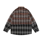 Men's Long Sleeve T Shirt Men's Spring and Autumn Stitching Embroidered Letter Long Sleeve Shirt