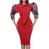 Women Dress Autumn plus Size Temperament Ol Dress