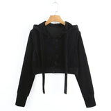 Women Hoodie Hot Girl Velvet Body-Hugging Suit