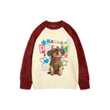 Women Sweater Soft Idle Style Coral Fleece Sweater