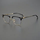 CHH Chrome Hearts Glasses Frameless Pure Titanium Glasses Frame Business