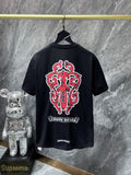 CHH Chrome Hearts T Shirts Red Sword Phantom Short Sleeve T-shirt for Men and Women