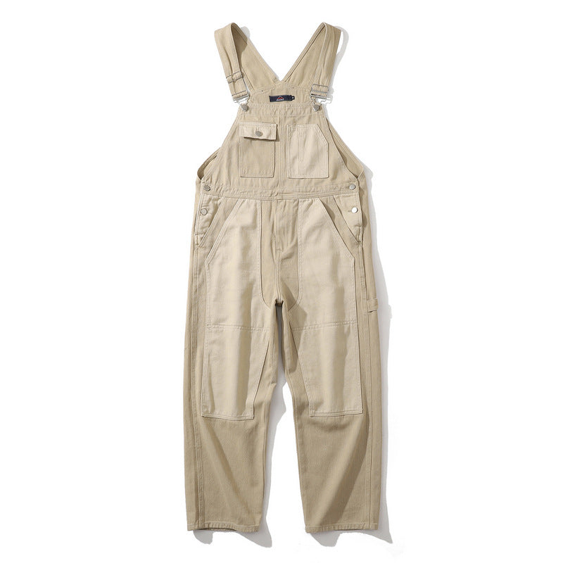 Cargo Pants Japanese Loose Jumpsuit