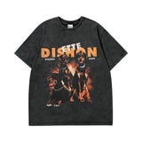 Men T-Shirt Summer Printed Casual