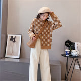 Women Knitted Cardigan Retro Loose and Cute Series