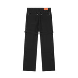Men Jeans Rivet Punk Overalls