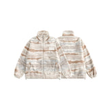 Unisex Coat Plush Coat Cute Girls' Cotton-Padded Coat Lamb Wool