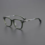 CHH Chrome Hearts Glasses Pure Titanium Temple Punk Wind Myopia Glasses Frame