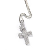 Jewelry Pendant Necklace Men's ZirconNecklaces Crosses Spectrum Necklaces Crosses