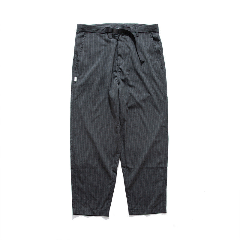 Cargo Pants Retro Vertical Cropped Pants Japanese Style